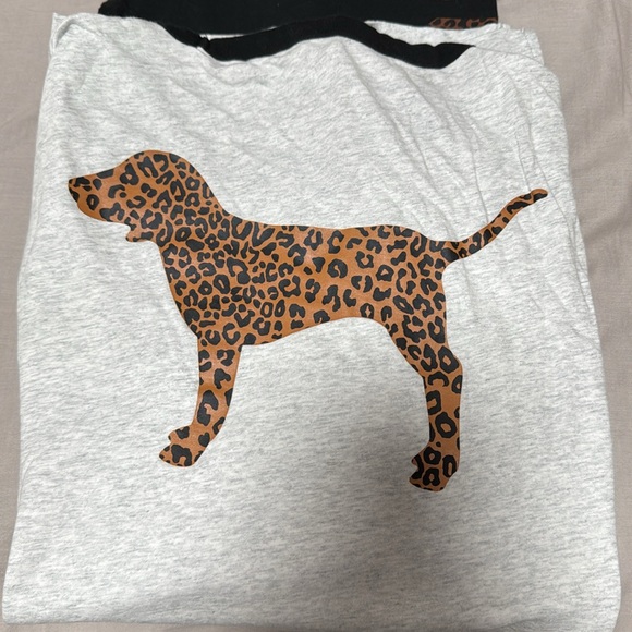 PINK cheetah shirt and legging set - Picture 2 of 5